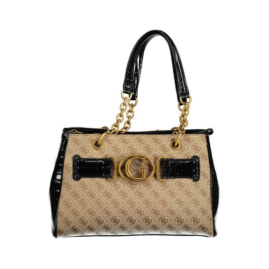 Guess Jeans – Schwarze Polyethylen-Handtasche