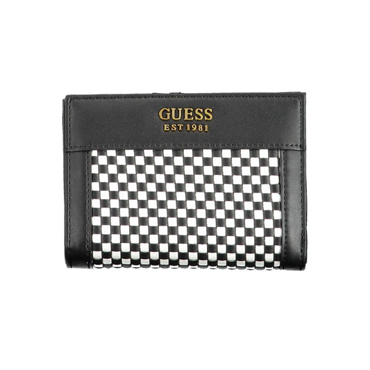 Guess Jeans – Schwarze Polyethylen-Geldbörse