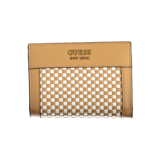 Guess Jeans – Braune Polyethylen-Geldbörse