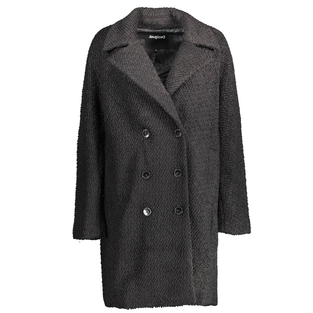 Desigual Schwarze Polyesterjacken und -mäntel