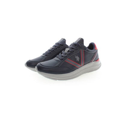 U.S. POLO ASSN. Blue Polyester Sneaker