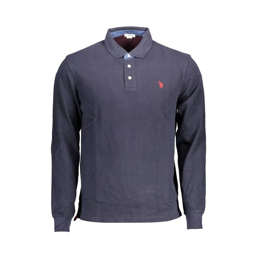 US POLO ASSN. Blue Cotton Polo Shirt