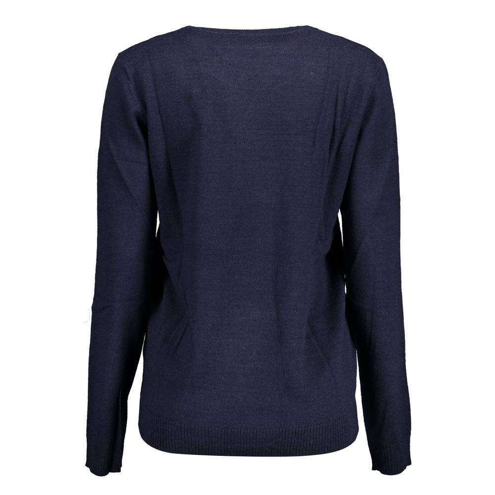 US POLO ASSN. Blauer Nylonpullover