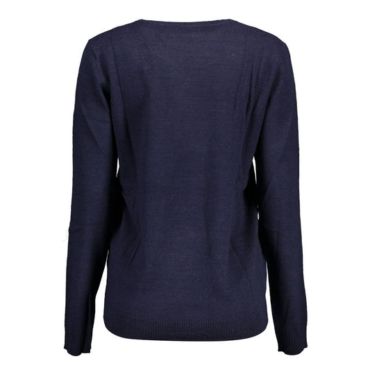 US POLO ASSN. Blauer Nylonpullover