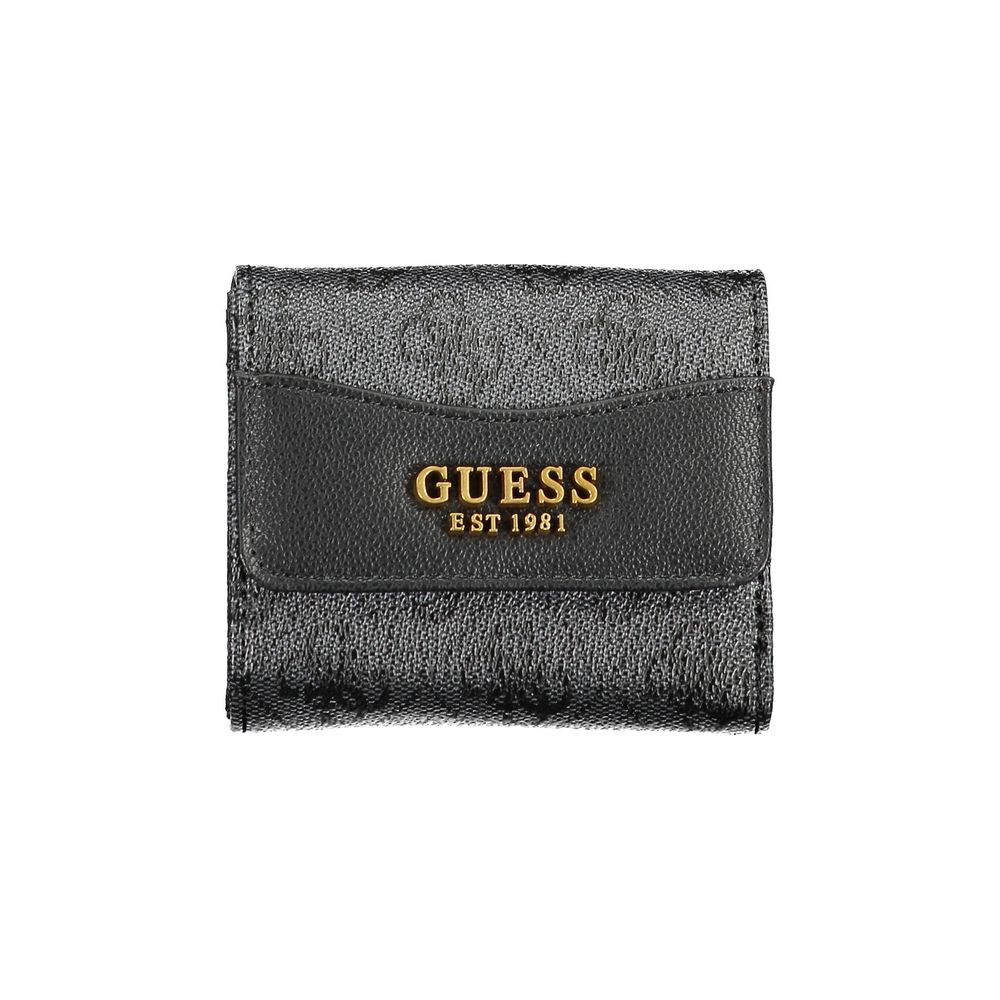 Guess Jeans – Schwarze Polyethylen-Geldbörse