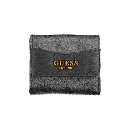Guess Jeans – Schwarze Polyethylen-Geldbörse