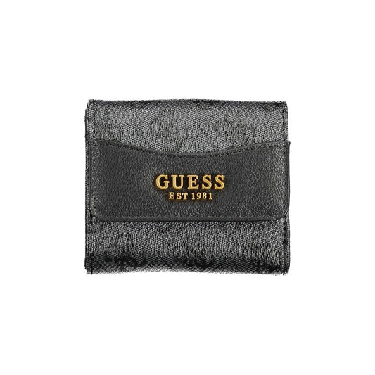 Guess Jeans – Schwarze Polyethylen-Geldbörse