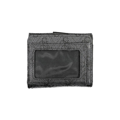 Guess Jeans – Schwarze Polyethylen-Geldbörse