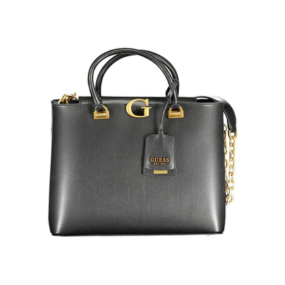 Guess Jeans – Schwarze Polyethylen-Handtasche