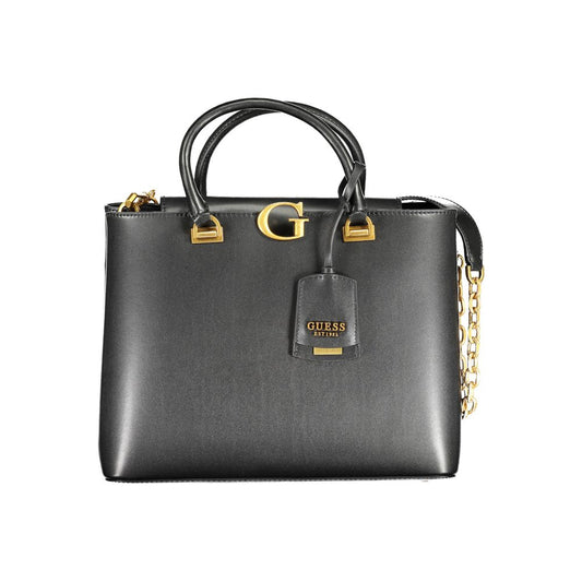 Guess Jeans – Schwarze Polyethylen-Handtasche