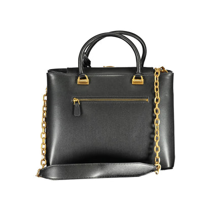 Guess Jeans – Schwarze Polyethylen-Handtasche