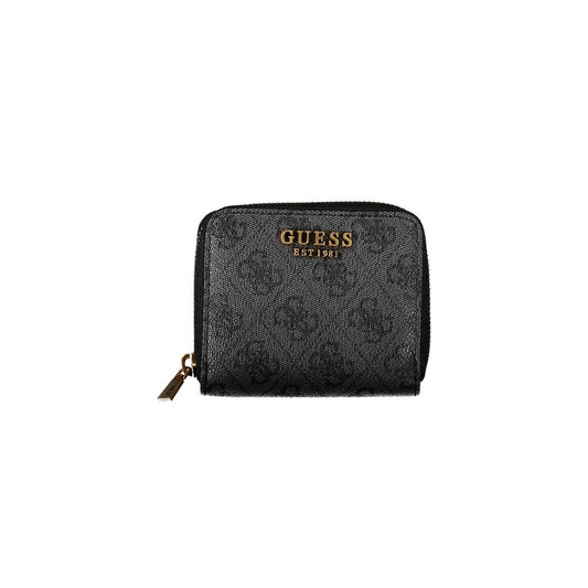 Guess Jeans – Schwarze Polyethylen-Geldbörse