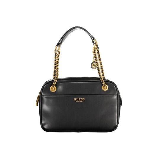 Guess Jeans – Schwarze Polyethylen-Handtasche