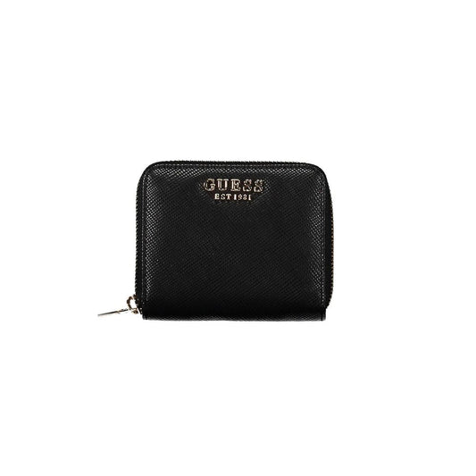 Guess Jeans – Schwarze Polyethylen-Geldbörse