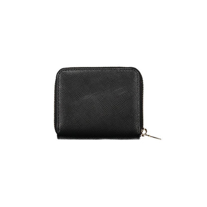 Guess Jeans – Schwarze Polyethylen-Geldbörse