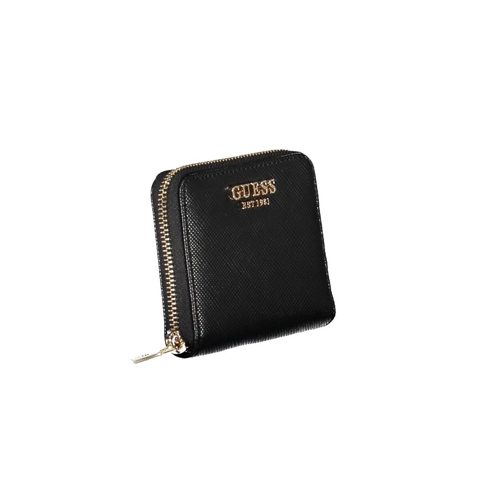 Guess Jeans – Schwarze Polyethylen-Geldbörse