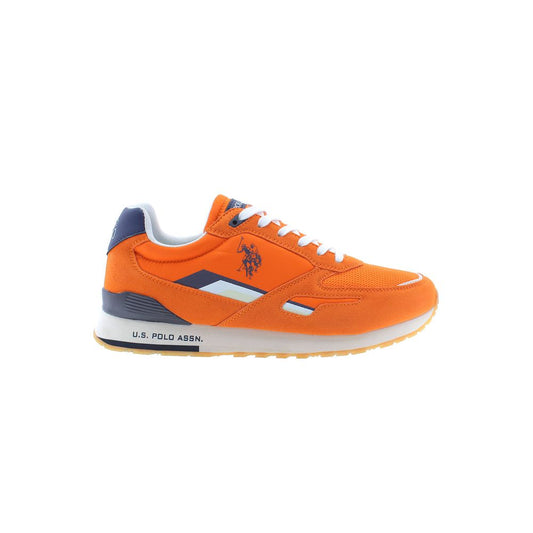 US POLO ASSN. Orange Polyester Sneaker