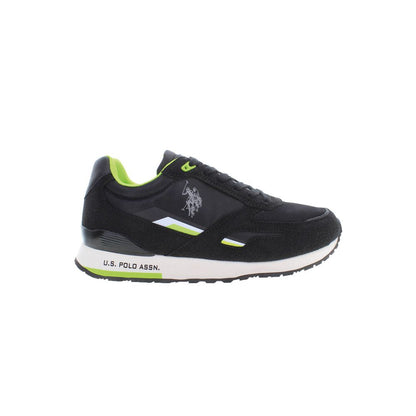 U.S. POLO ASSN. Black Polyester Sneaker