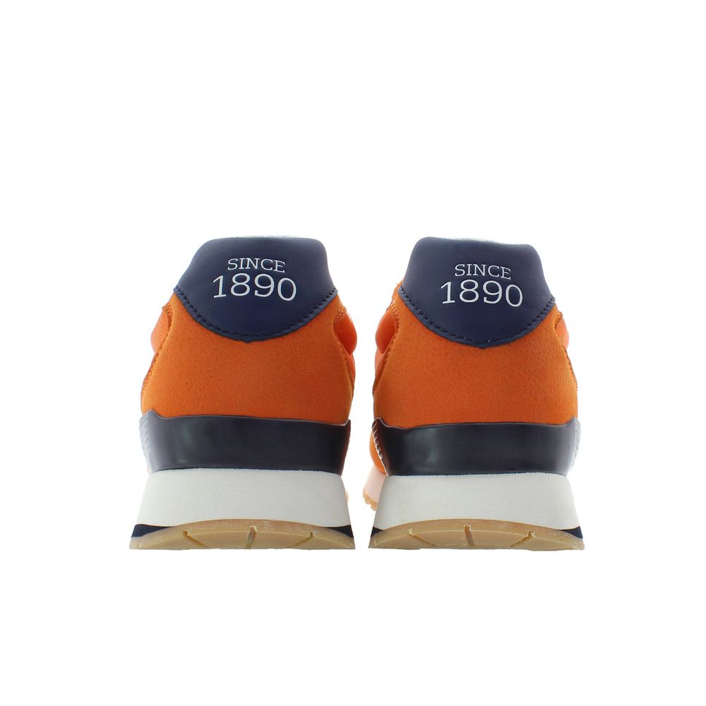 US POLO ASSN. Orange Polyester Sneaker