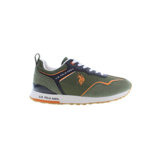 US POLO ASSN. Green Polyester Sneaker