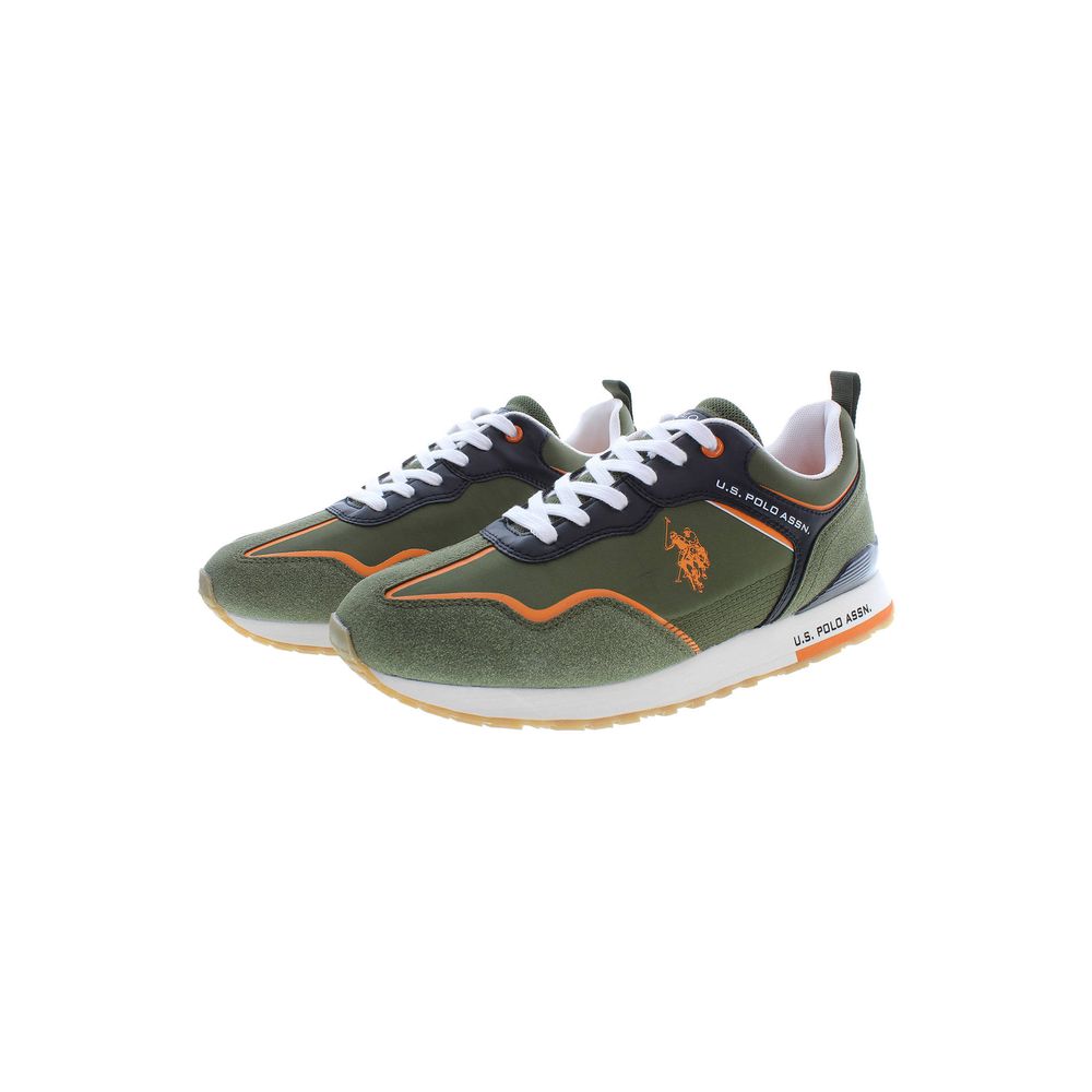 US POLO ASSN. Green Polyester Sneaker