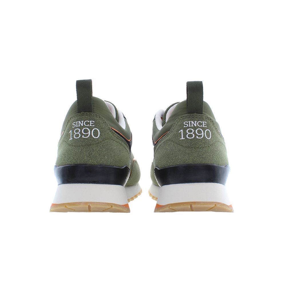 US POLO ASSN. Green Polyester Sneaker