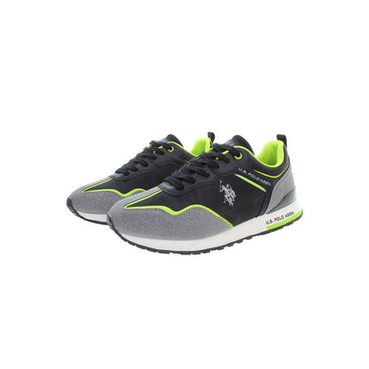 U.S. POLO ASSN. Black Polyester Sneaker