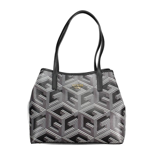 Guess Jeans – Schwarze Polyethylen-Handtasche