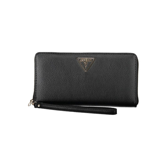 Guess Jeans – Schwarze Polyethylen-Geldbörse