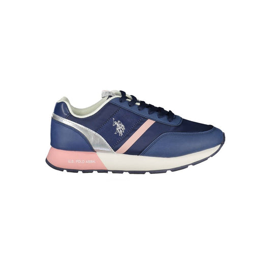 US POLO ASSN. Blauer Nylon-Sneaker