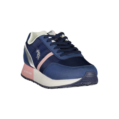 US POLO ASSN. Blauer Nylon-Sneaker