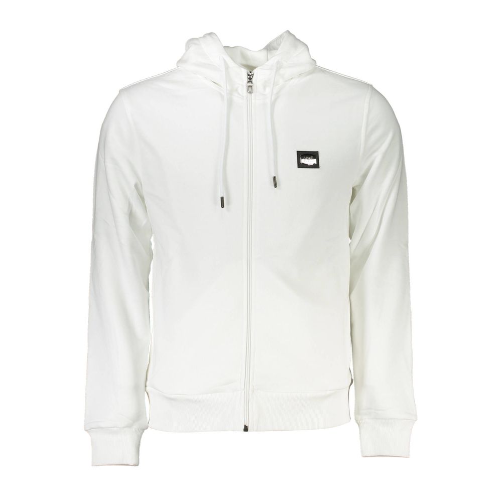 Weißer Baumwollpullover von Cavalli Class