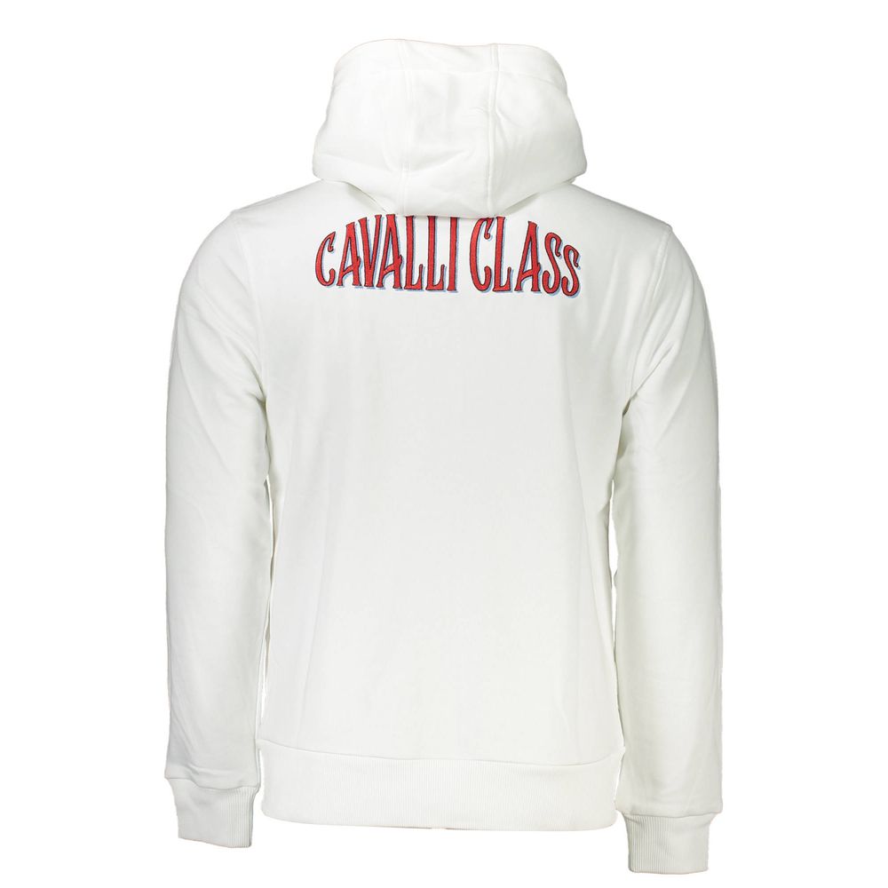 Weißer Baumwollpullover von Cavalli Class