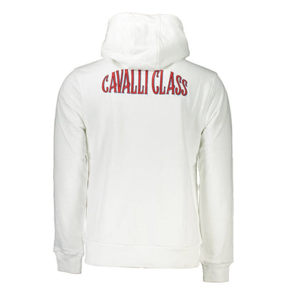 Weißer Baumwollpullover von Cavalli Class