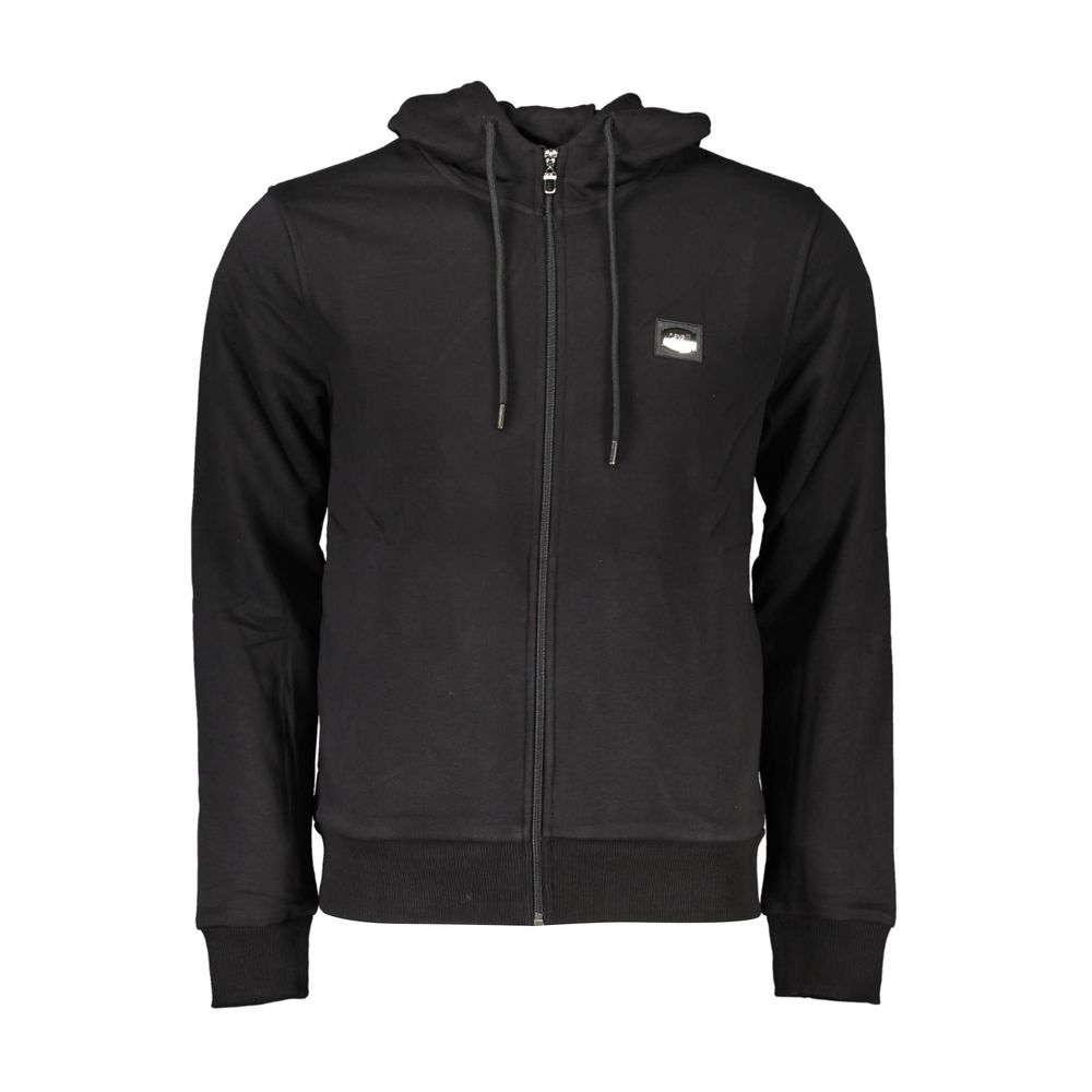 Cavalli Class Schwarzer Baumwollpullover