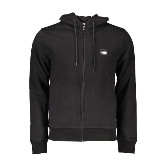 Cavalli Class Schwarzer Baumwollpullover