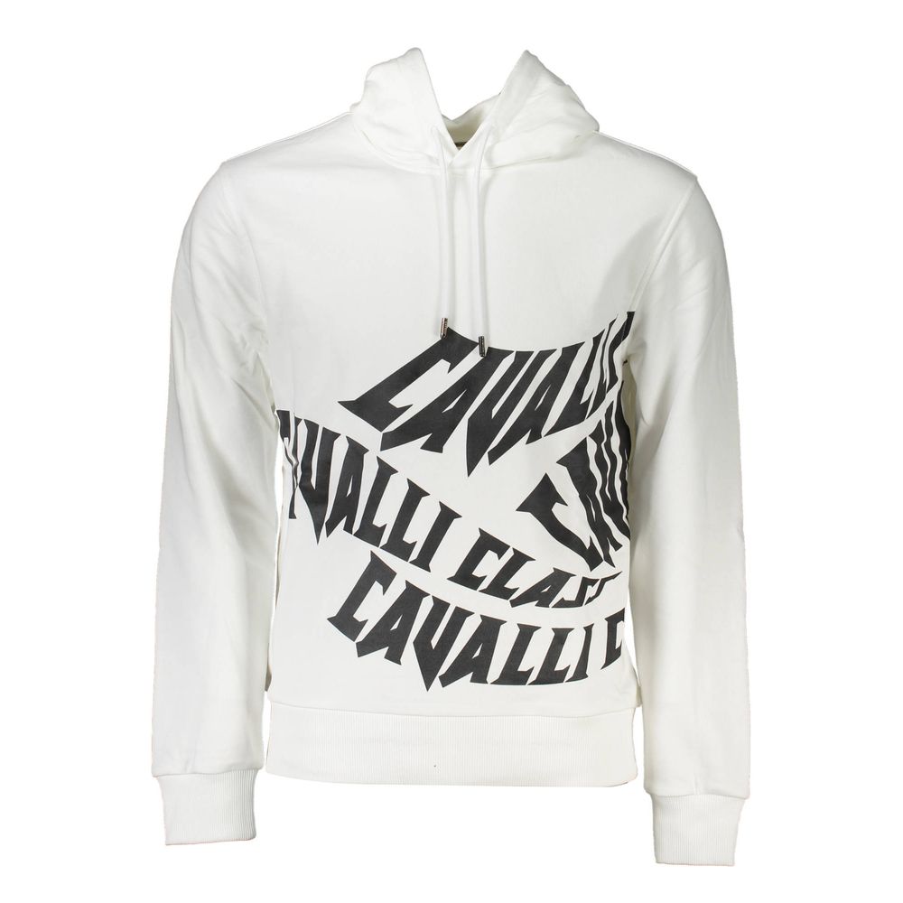Weißer Baumwollpullover von Cavalli Class