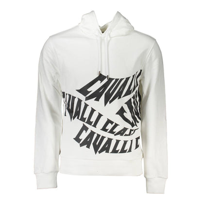 Weißer Baumwollpullover von Cavalli Class