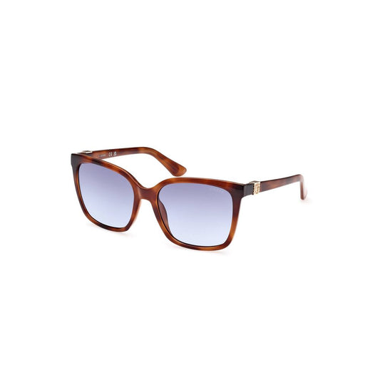 Guess Jeans – Braune Sonnenbrille mit Spritzguss
