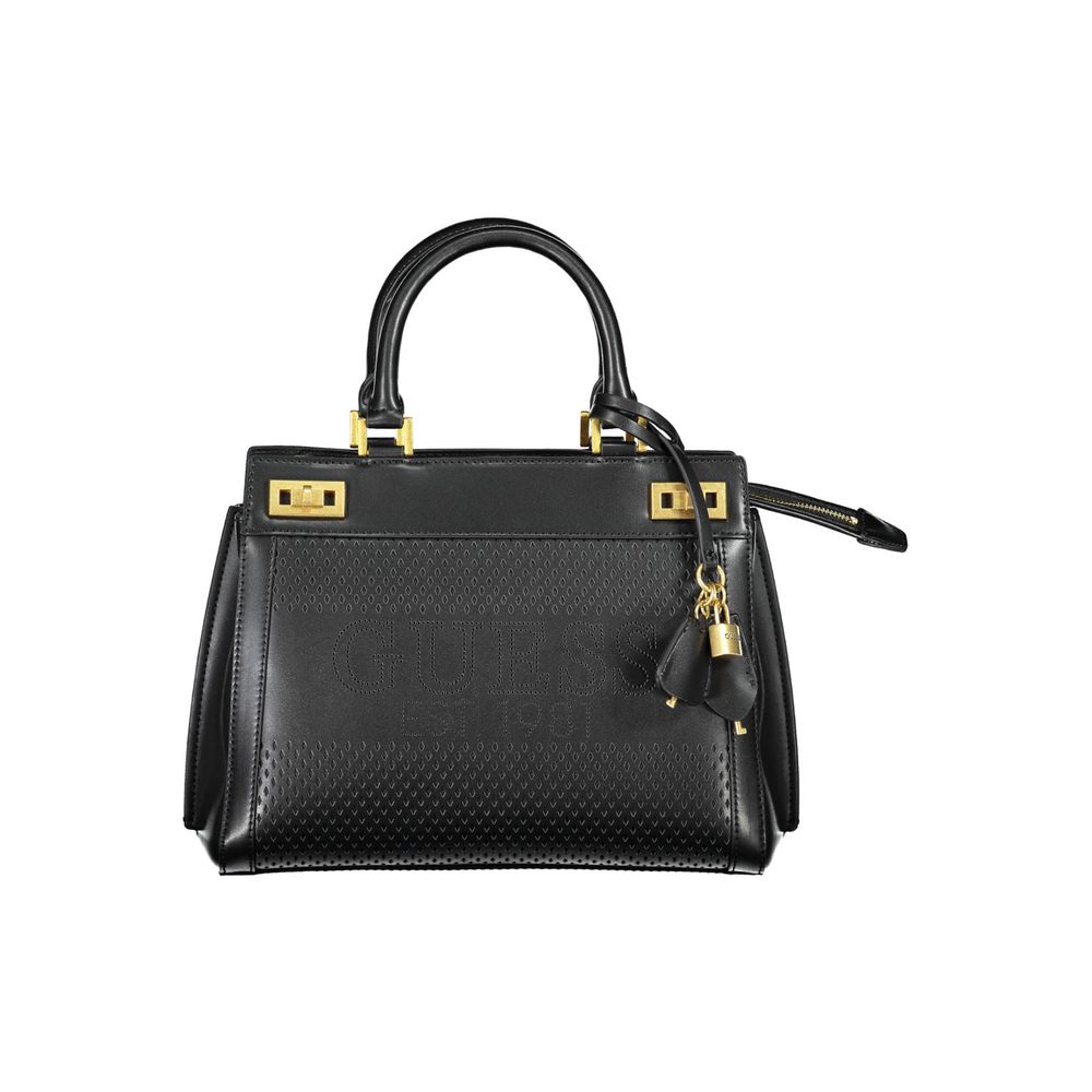Guess Jeans – Schwarze Polyethylen-Handtasche