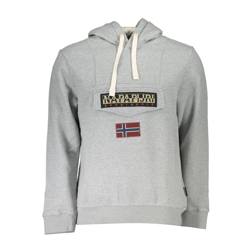 Napapijri Grauer Baumwollpullover