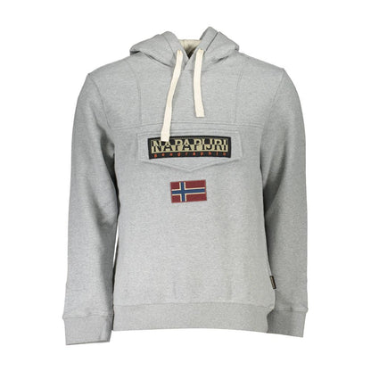 Napapijri Grauer Baumwollpullover