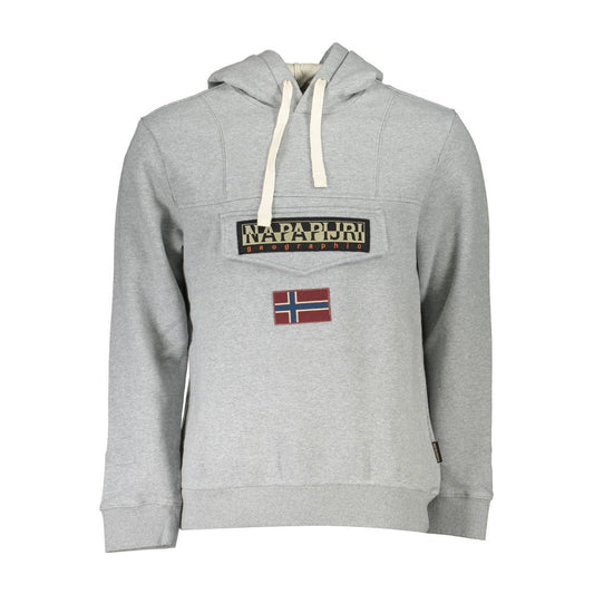 Napapijri Grauer Baumwollpullover