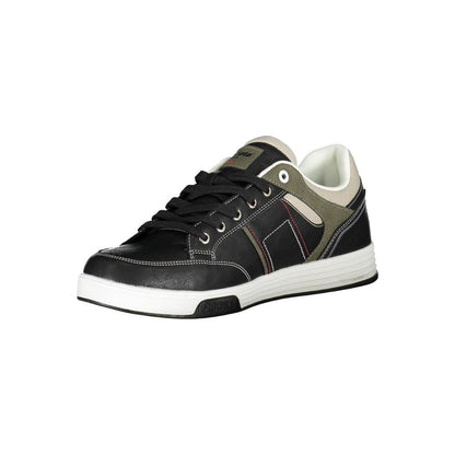Carrera Black Polyester Sneaker