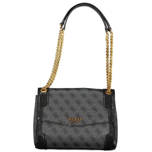Guess Jeans – Schwarze Polyethylen-Handtasche