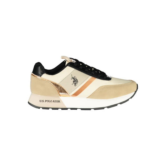 US POLO ASSN. Beige Polyester-Sneaker