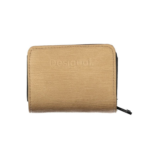 Desigual – Geldbörse aus Polyethylen in Braun
