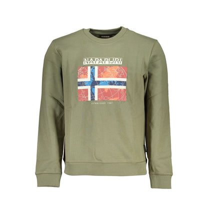 Grüner Baumwollpullover von Napapijri