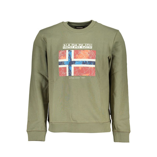 Grüner Baumwollpullover von Napapijri