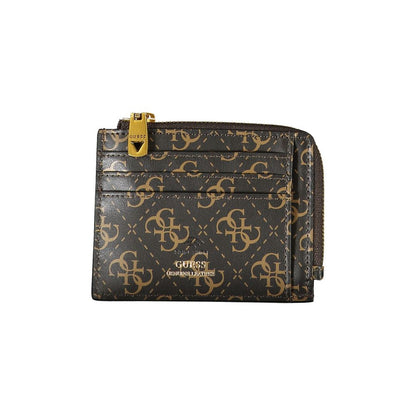Guess Jeans – Braune Lederbrieftasche